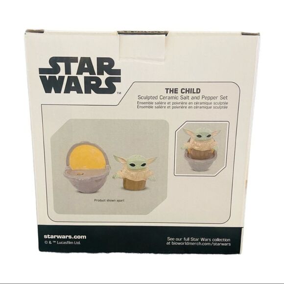𝅺STAR Wars The Mandalorian Salt and Pepper shakers - Picture 3 of 3